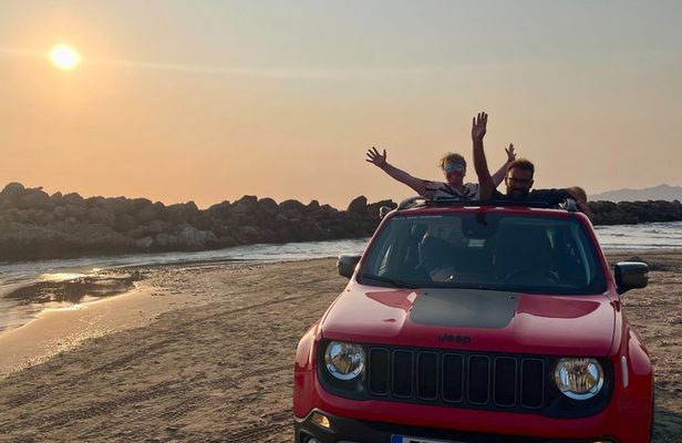 Corfu Private Jeep Sunset Experience: Secret Spots Swim & Tasting
