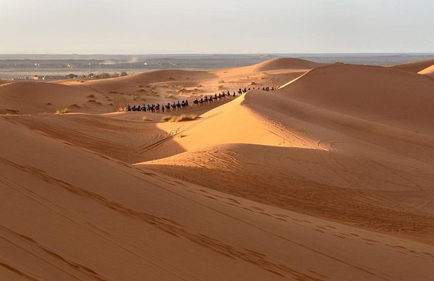 From Marrakech 3-Days Desert Tour with Luxury Camp & Camel Ride