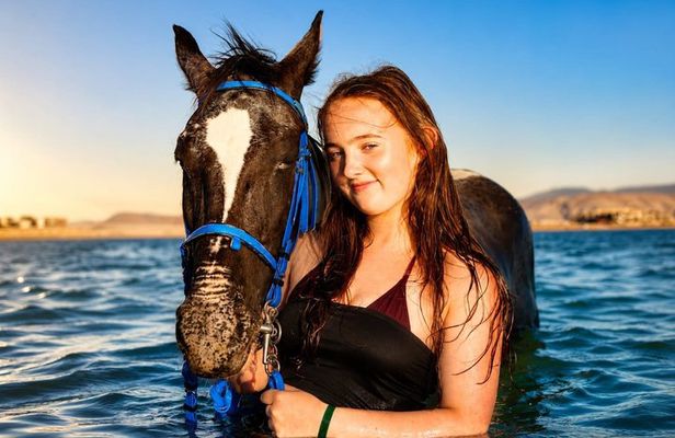 Swimming with Horses in Hurghada | Beach & Desert Adventure
