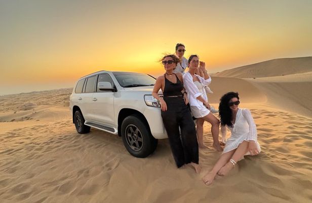 Evening Desert Safari Abu Dhabi Camel Ride & Sand Boarding