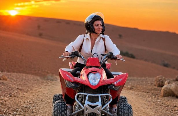 Marrakech Agafay Desert Quad Bike and Camel Ride with Dinner Show