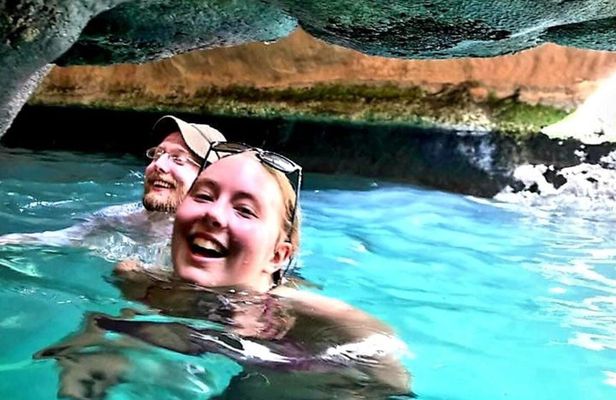 Sharing Wadi Shab Bimmah Sinkhole Romantic Cave Fins Beach Tour