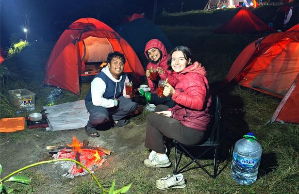 Merapi Volcano Overnight Camping Trip with Transfers