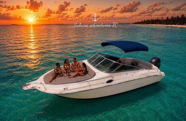 Mini yacht Searay Champagne Scenic Sunsetcruise - Private