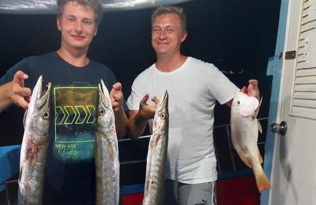 Koh Samui Private Night Fishing with Fresh Catch Cooking Onboard