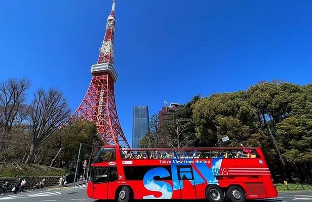 Tokyo City Highlights Bus Tour with TeamLab Borderless Ticket