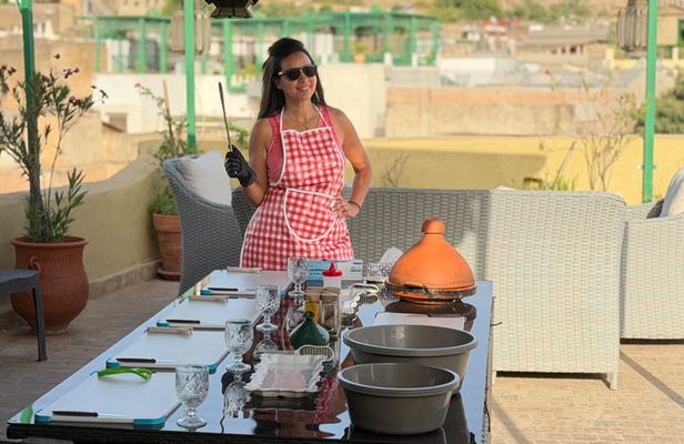 Fez Cooking Class at a Traditional Riad with Market Visit