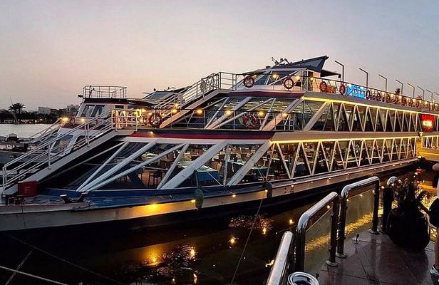 Cairo Nile Dinner Cruise, Belly Dance, Tanoura & Hotel Pickup