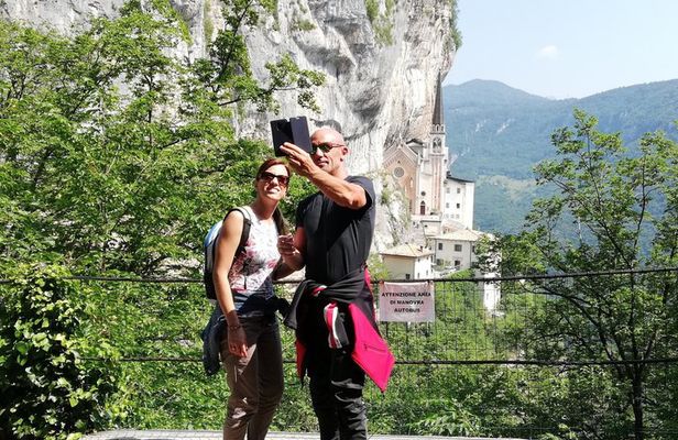 From Lake Garda Madonna Della Corona Sanctuary Half-Day Tour