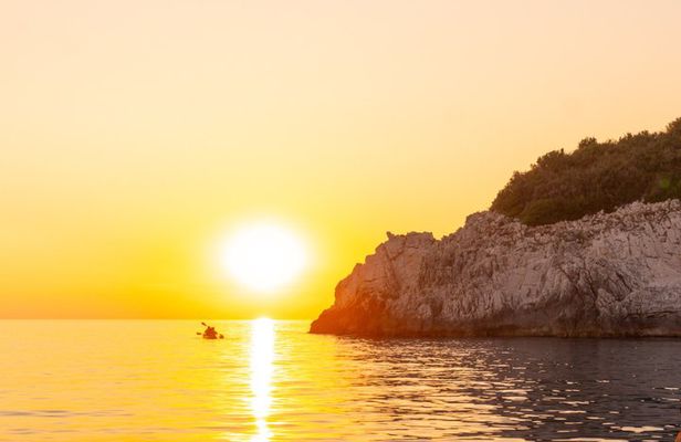 Himarë Sunset Kayak and SUP Tour to Filikuri Beach