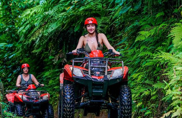 Ubud Gorilla Face ATV, Rice Terraces and Waterfall Tour