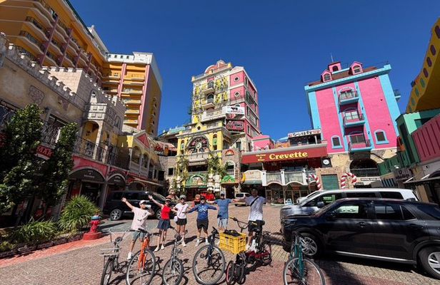 Okinawa Seaside Cycling Bike Tour in Chatan Pick-up available