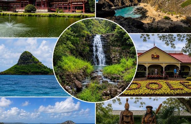 Waimea WaterFalls & Oahu Circle Island Tour with Byodo-In Temple