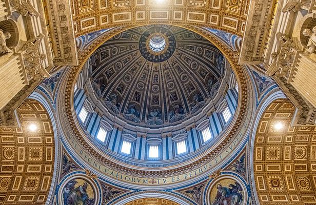 Vatican: St Peter Basilica Audio Guide With Dome climb