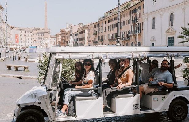 1.5 Hour Electric Golf Cart Rome highlights Tour