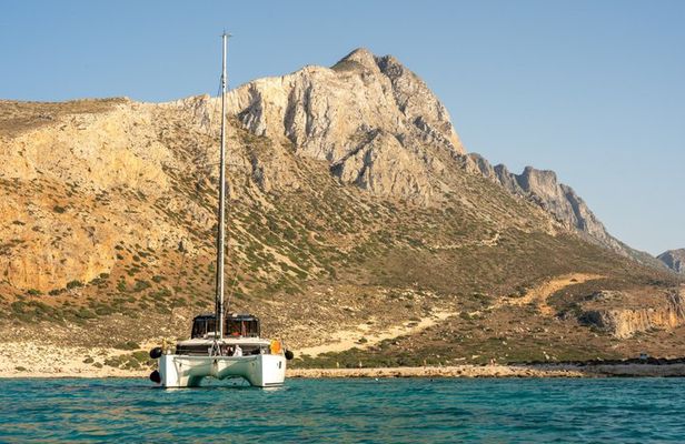 Kissamos Balos Sunset Catamaran Cruise with Sushi and Drinks