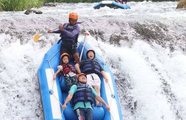 Rafting Telaga Waja River with optional transfer, zipline & lunch