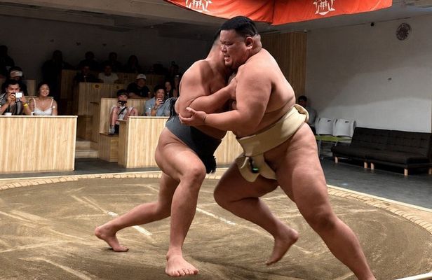 Kyoto: Live Sumo Show & Photo with Wrestlers, Drink Included