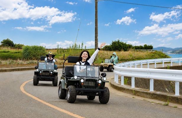 Mt. Fuji & Ocean Views Go-Kart Style EV Tour in Miura near Tokyo
