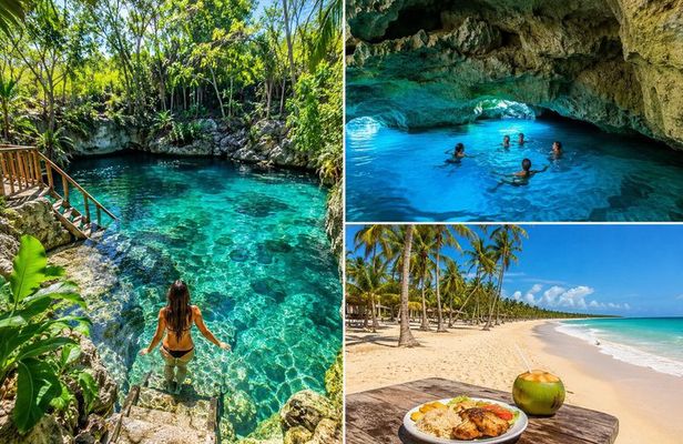 Punta Cana : Hoyo Claro, Cueva Azul and Playa Macau with Lunch