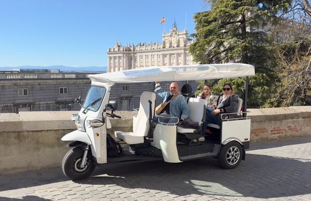 The maximum of Madrid in the minimum time: Tour in Tuk Tuk Eco