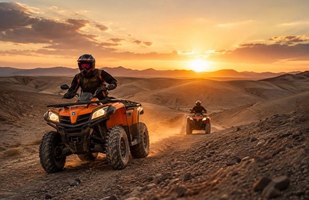 Agafay Desert Quad,Camel Ride, Sunset Dinner Show from Marrakech