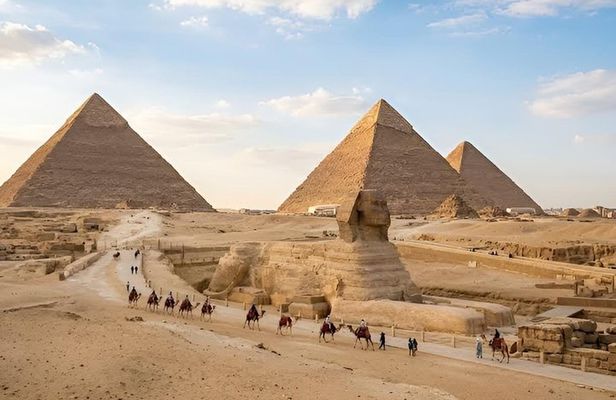 Pyramids of Giza and Grand Egyptian Museum Private Day Tour