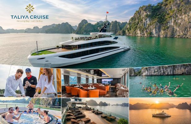 Ha Long Bay and Lan Ha Bay with 5 Stars Taliya Luxury Cruise