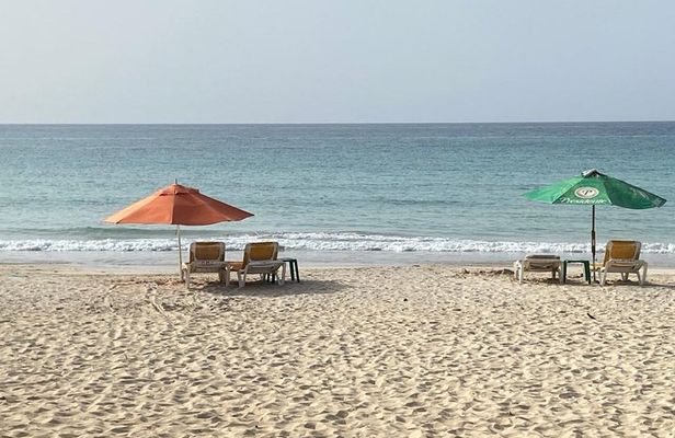 Trip to Macao beach with food included and its turquoise water