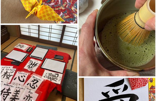 Miyagi Sendai: Experience calligraphy, tea ceremony, and origami.A souvenir for the one-of-a-kind me is complete.