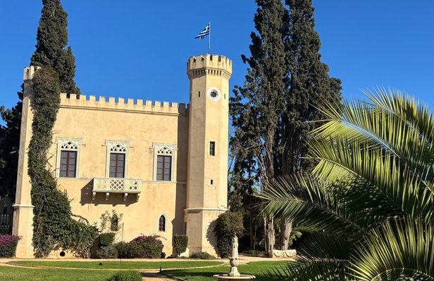 Athens: Athens Wine Tasting and Wine tour at with Castle Visit