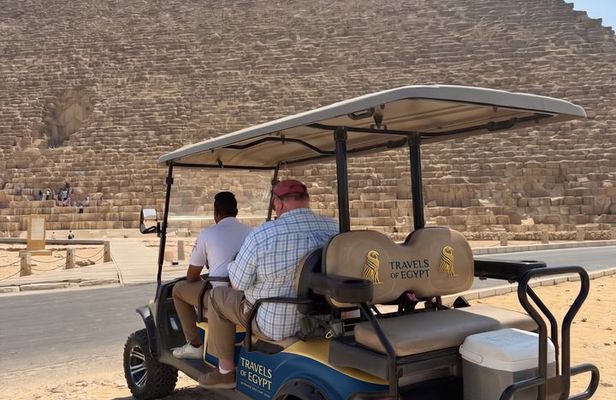 Giza Pyramids VIP Express Tour with Private Golf Cart