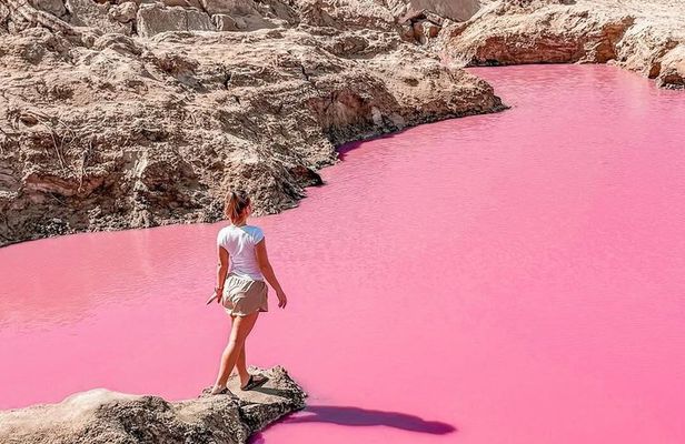 Madaba Mount Nebo Baptism Pink Lake Salt Beach and Dead Sea Tour