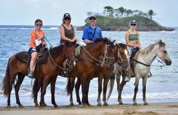 Horseback Riding in Puerto Plata Beach and Caribbean Views