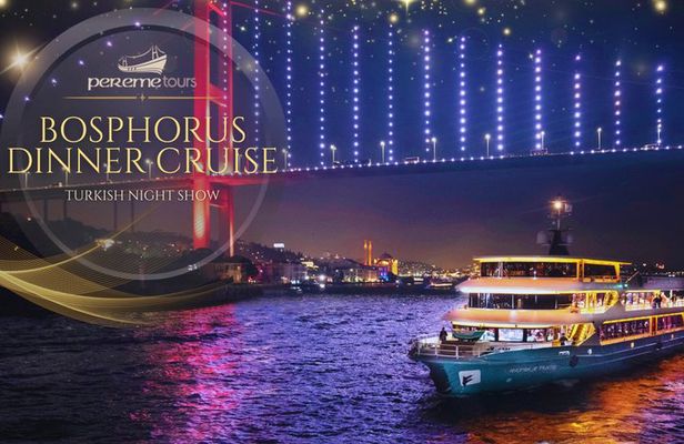 Bosphorus Dinner Cruise Istanbul with Turkish Night Show