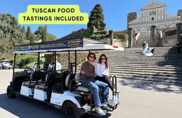 Golf Cart Grand Tour in Florence including Oltrarno and Piazzale