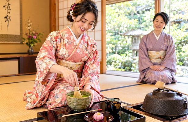 Kyoto: Kimono & Traditional Matcha Tea Ceremony