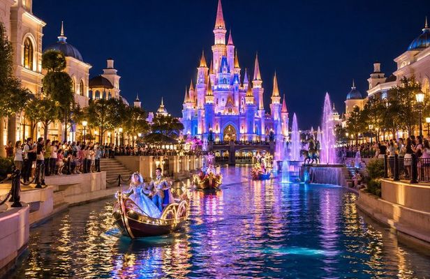 Alanya Land of Legends Night Show and Shopping Transfer