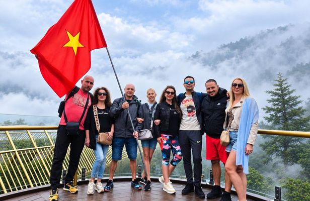 Ba Na Hills Golden Bridge and Marble Mountains Private Day Tour