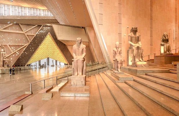 Grand Museum & Pyramids by Bus from Sharm El Sheikh