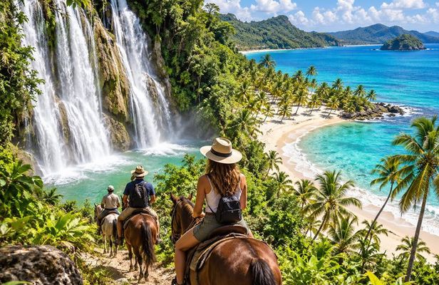 Samana Full-Day Tour from Punta Cana: Waterfall & Bacardi Beach