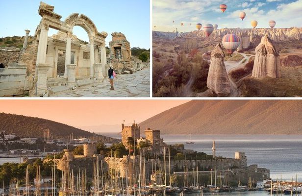 Turkey Tour: Pamukkale, Bodrum, Ephesus, Cappadocia & Camel Ride