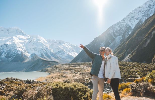 Mt. Cook Fly Explore Fly ex Queenstown by Glenorchy Air