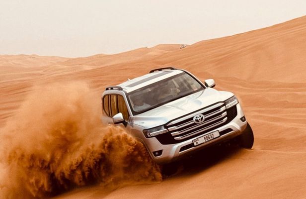 Dubai Morning Desert Safari Camel Falcon Sandbording & Buggy ATV