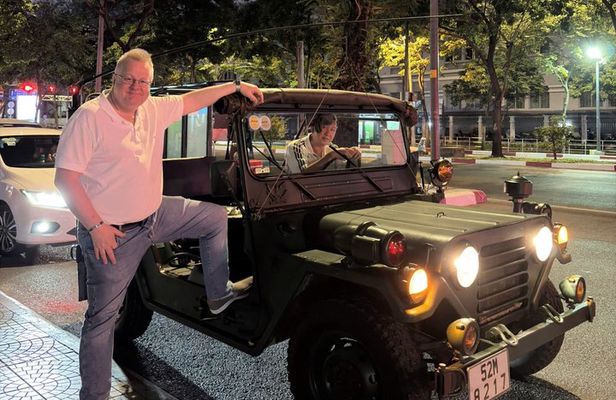 Saigon Street Food Tour at Night: Jeep, Motorbike, Vespa or Walk