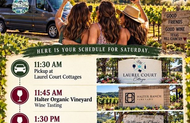 Private Full Day Wine Tour in Fredericksburg