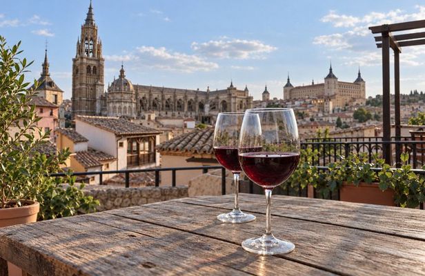 Toledo & Boutique Winery Small Group Tour with Pickup from Madrid