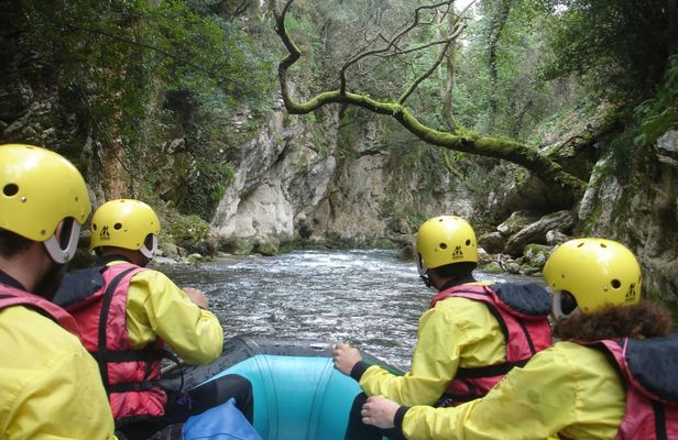 Rafting Lousios Gorge in Greece