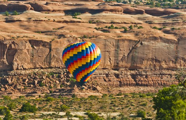 Hot Air Balloon Flight over Moab, Utah