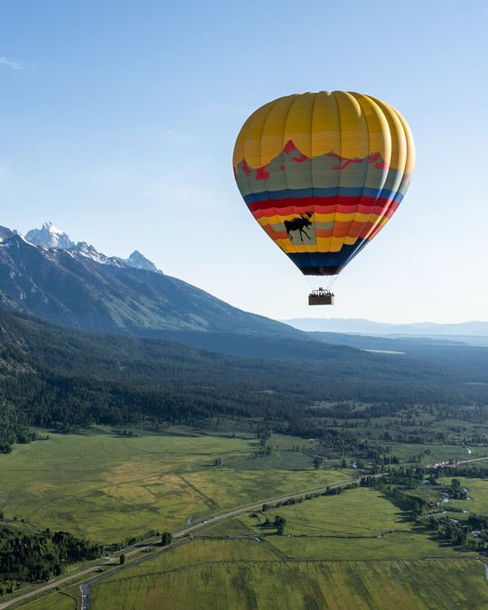 Hot Air Balloon Ride in Jackson Hole, Wyoming